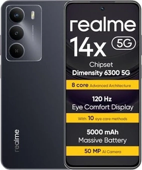 Realme 14x 5G 128GB Carbon Black
