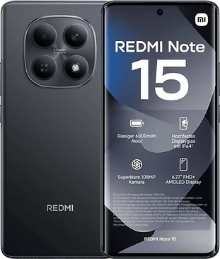 Xiaomi Redmi Note 15 128GB/6GB Black