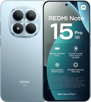Xiaomi Redmi Note 15 Pro 5G 256GB/8GB glacier blue