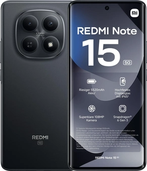Xiaomi Redmi Note 15 5G 256GB/8GB Black