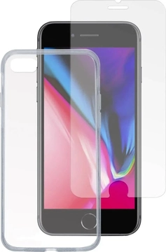 4smarts 360° Starter Set with X-Pro Clear Glass for Apple iPhone SE (2022) Transparent