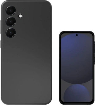 4smarts Cupertino Silicone Case for Samsung Galaxy A36 5G Black