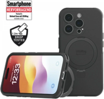 4smarts Defend Case Magic Stand for Apple iPhone 15 Pro Black