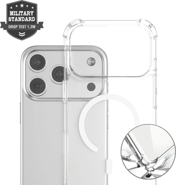 4smarts Hybrid Case Ibiza MagSafe for Apple iPhone 17 Pro Max Transparent