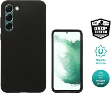 4smarts Liquid Silicone Case Cupertino UltiMag for Samsung Galaxy S23+ Black