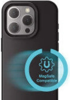 4smarts Silicone Case Cupertino MagSafe for Apple iPhone 16 Pro Black