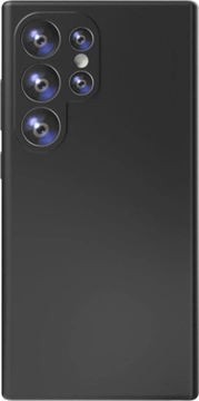 4smarts Silicone Case Cupertino for Samsung Galaxy S24 Ultra Black