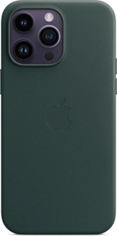 Apple Leather Case with MagSafe for iPhone 14 Pro Max waldGreen