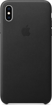 Apple Leather Case for iPhone XS Max Black