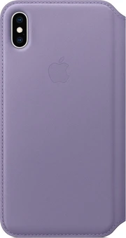 Apple Leather Folio Case for iPhone XS Max Lilac