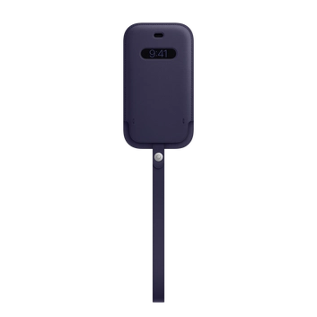 Apple Leather case with MagSafe for iPhone 12 Mini Dark Purple