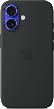 Apple Silicone Case with MagSafe for iPhone 16 Black
