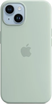 Apple Silicone Case with MagSafe for iPhone 14 agavenGreen
