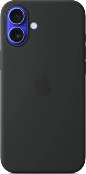 Apple Silicone Case with MagSafe for iPhone 16 Plus Black