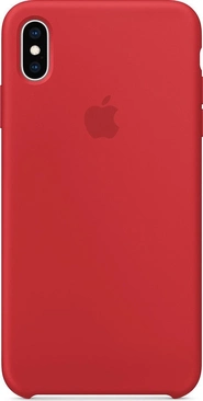 Apple Silicone Case for iPhone XS Max Red