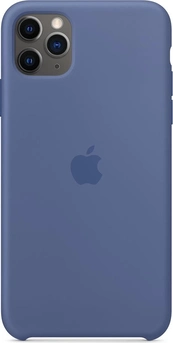 Apple Silicone Case for iPhone 11 Pro Max leinenblau