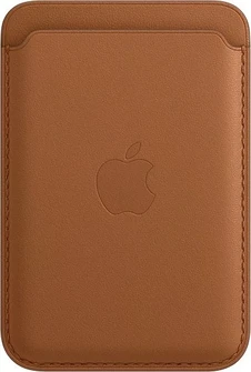 Apple iPhone Leather Wallet with MagSafe Saddle Brown