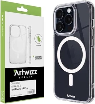 Artwizz ClearClip + Charge for Apple iPhone 15 Pro