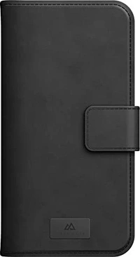 Black Rock 2-In-1 Leather Wallet for Apple iPhone 14 Pro Black