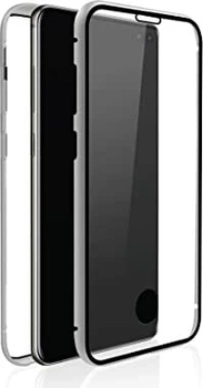 Black Rock 360° Glass Case for Samsung Galaxy S10 Transparent/Silver