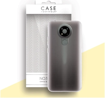 Case FortyFour No. 1 for Nokia 3.4 Transparent
