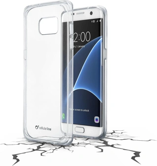Cellularline Clear Duo for Samsung Galaxy S7 Edge Transparent