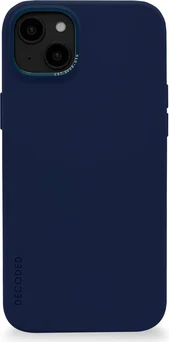 Decoded AntiMicrobial Silicone Back Cover for Apple iPhone 14 Plus Navy peony