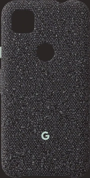 Google Fabric Back Cover for Pixel 4a Basically Black