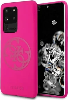 Guess Hard Cover Silicone 4G for Samsung Galaxy S20 Ultra fuchsia