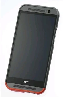 HTC HC-C940 Double Dip Hard Shell for One (M8) Gray/Red
