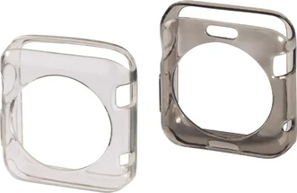Hama Cover Crystal for Apple Watch 38mm Black/Transparent