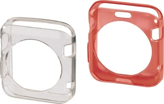 Hama Cover Crystal for Apple Watch 42mm Red/Transparent