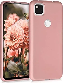 KWMobile Phone Case for Google Pixel 4a Rose Gold metallic