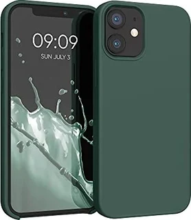 KWMobile TPU Silicone Case for Apple iPhone 12 Mini moosGreen