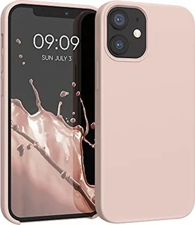 KWMobile TPU Silicone Case for Apple iPhone 12 Mini altrosa