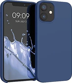 KWMobile TPU Silicone Case for Apple iPhone 12 Mini Dark Blue