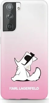 Karl Lagerfeld Hard Case Choupette Fun for Samsung Galaxy S21+ Pink