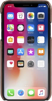Krusell Sunne Cover for Apple iPhone X Brown