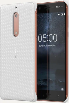 Nokia CC-803 Carbon Fibre Design Case for Nokia 5 White