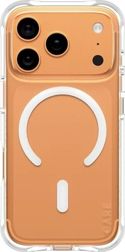 PanzerGlass Care Fashionable Case Samba Transparent w. White MagSafe for Apple iPhone 17 Pro