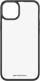 PanzerGlass Clear Case D3O Black Edition for Apple iPhone 15 Plus Transparent/Black