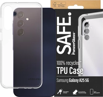 PanzerGlass Safe TPU Case for Samsung Galaxy A25 5G Transparent