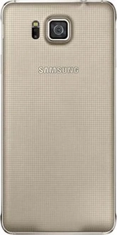 Samsung Back Cover for Samsung Galaxy Alpha gold