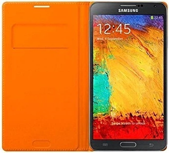 Samsung EF-WN900BO Flip Wallet for Galaxy Note 3 Orange