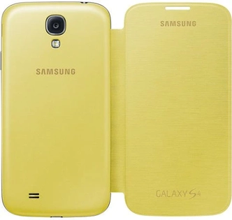 Samsung Flip Cover for Galaxy S4 Yellow