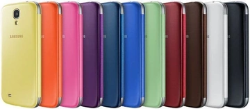 Samsung Flip Cover for Galaxy S4 Orange