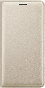 Samsung Flip Wallet for Galaxy J3 gold