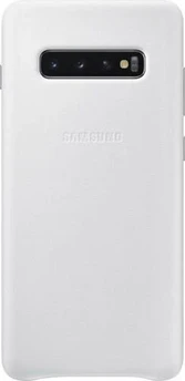 Samsung Leather Cover for Galaxy S10+ White