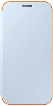 Samsung Neon Flip Cover for Galaxy A3 (2017) Blue