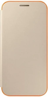 Samsung Neon Flip Cover for Galaxy A3 (2017) gold